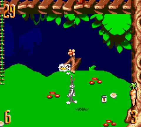 Bugs Bunny in Double Trouble - Game Gear game screenshot (1996) by Sega
